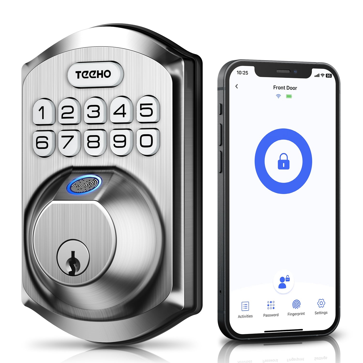 TEEHO TE002W Smart Lock Fingerprint Door Lock